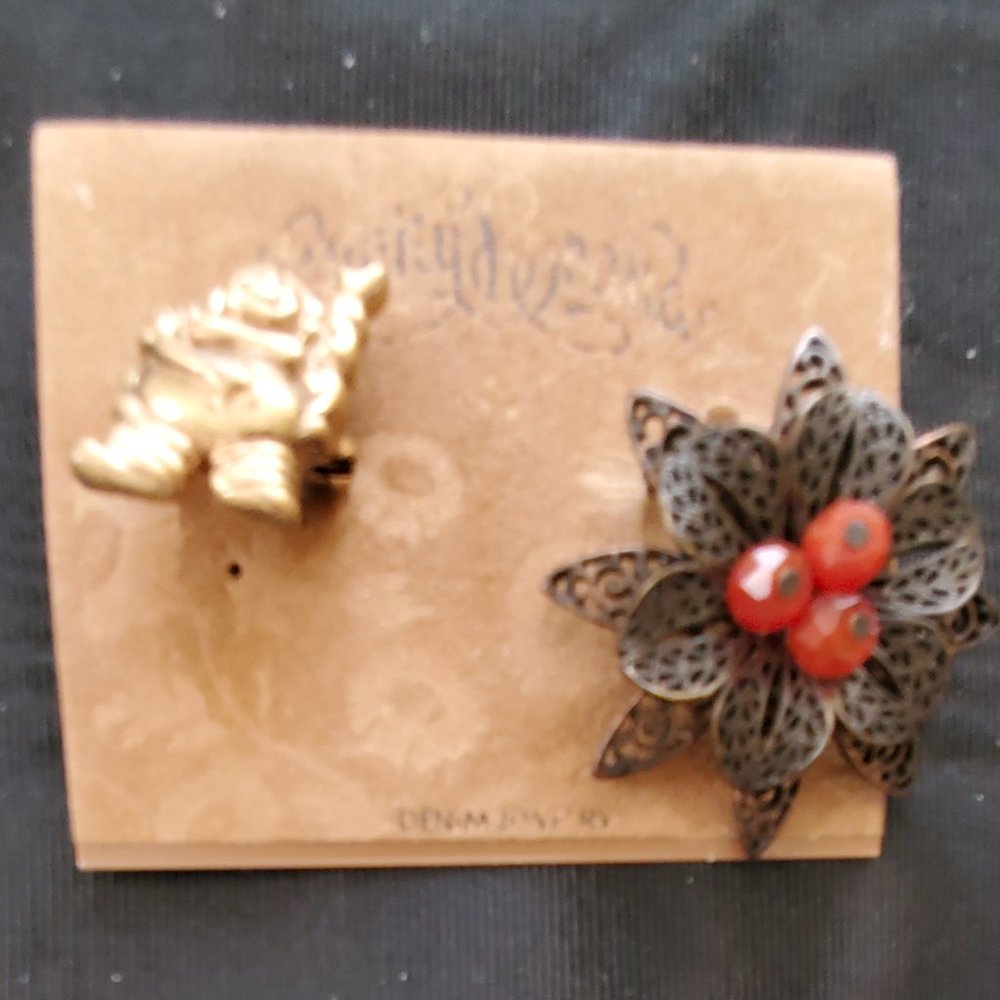 Lucky Brand Buda and Flower Denim Jewerly
